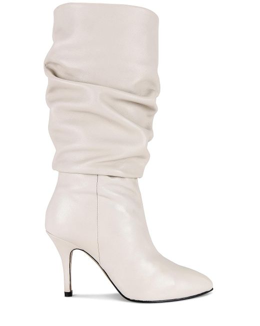 Toral Knee High Slouch Boot White
