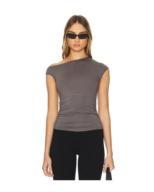 ALL THE WAYS Black Valerie Top