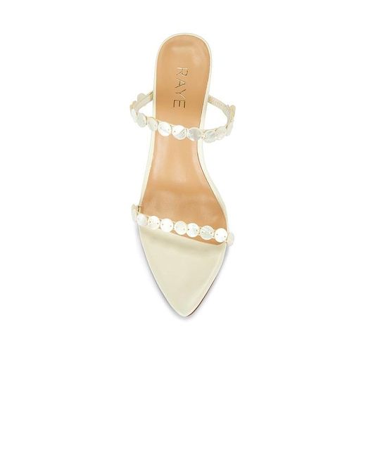 Raye White Sandale Delfina