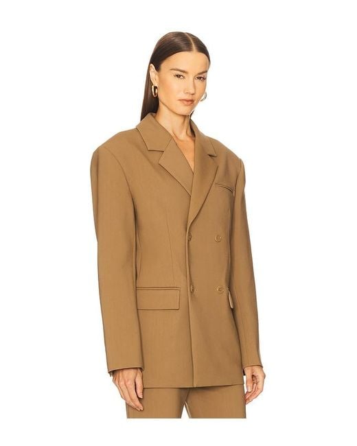 Diante Blazer En Color Marrón Talla (También En S, Xs) Nanushka de color Natural