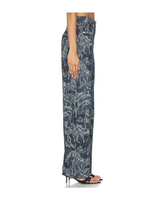 AllSaints Blue Blake Wide Leg