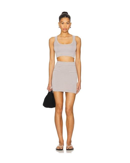 SNDY'S White Beverly Crop Top