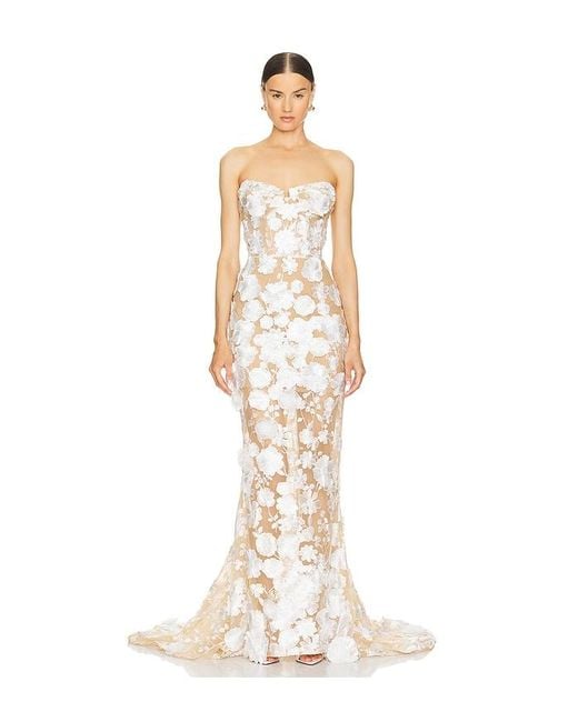 Bronx and Banco White Jasmine Bridal Gown