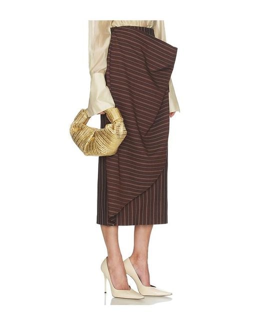 Helsa Brown Rock Stripe Twill Blanket