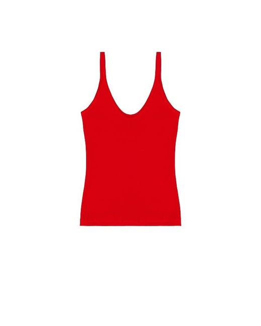 GRLFRND Red U-Neck Tank