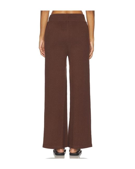 Eberjey Brown Recycled Sweater Pant