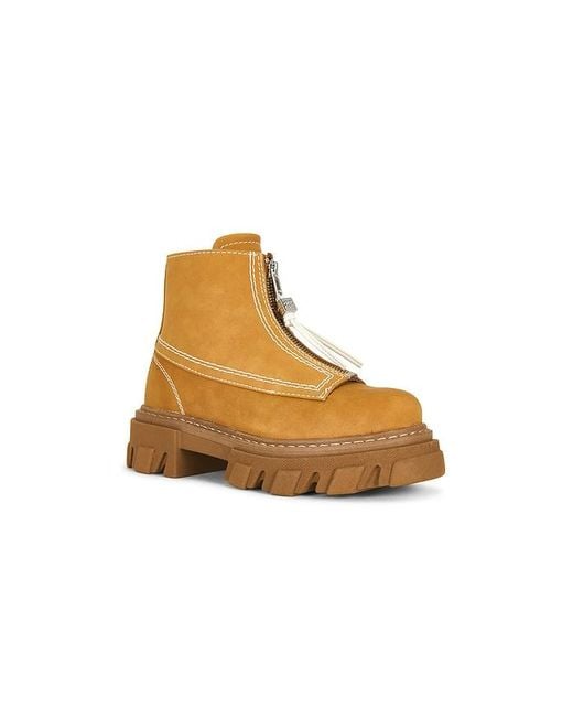 Ganni Multicolor Cleated Zip Boot