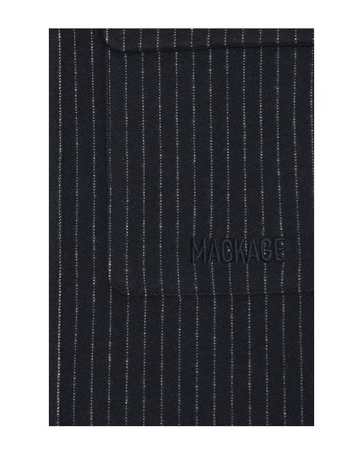 Mackage Black Porter Overshirt for men
