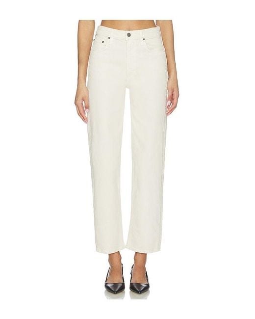 Citizens of Humanity White Palma Straight Jeans