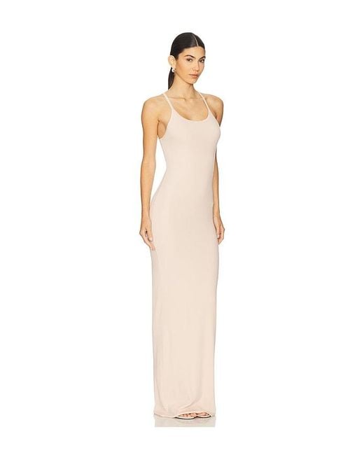 ÉTERNE White Tank Maxi Dress