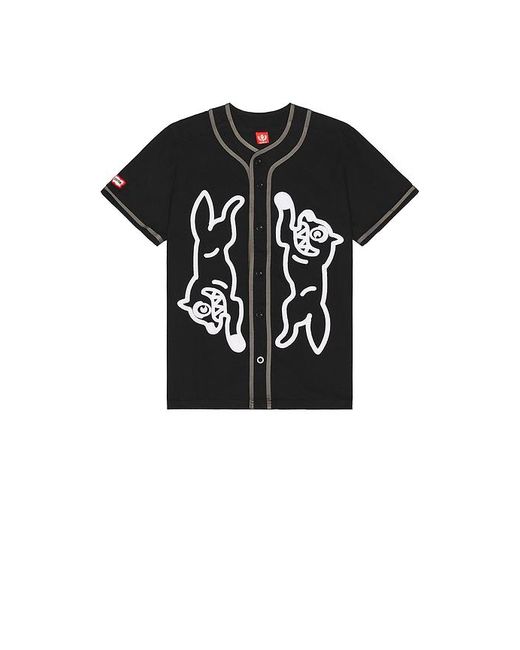 ICECREAM Black Betts Short Sleeve Button Up Shirt for men