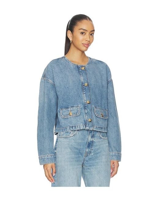 Anine Bing Blue Blanche Jacket