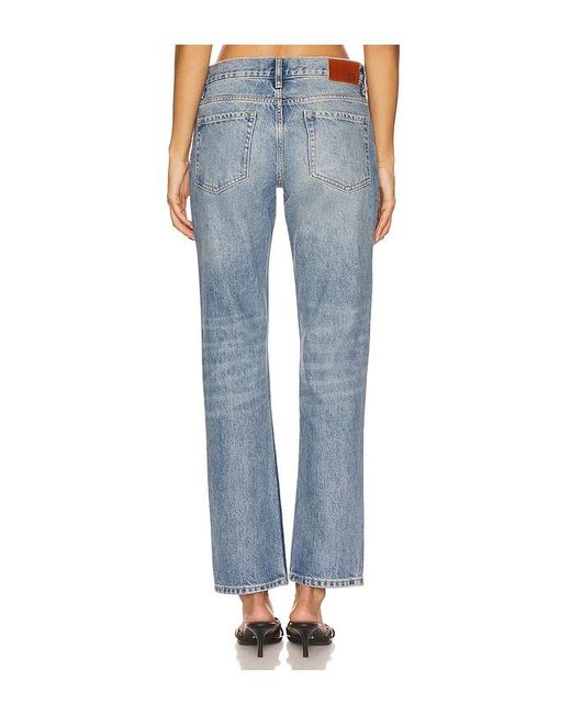 EB DENIM Blue Low Rise Straight