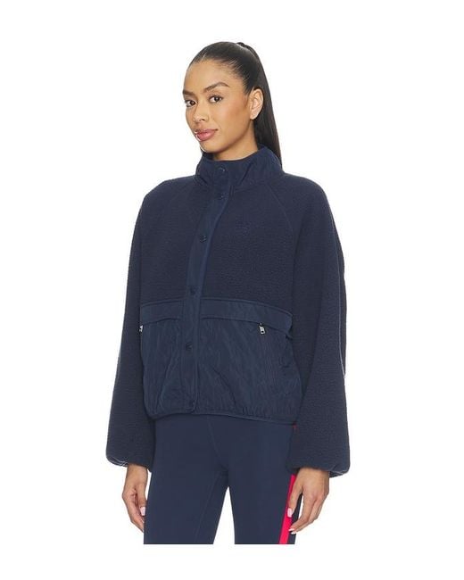 P.E Nation Blue Technique Quilt Jacket