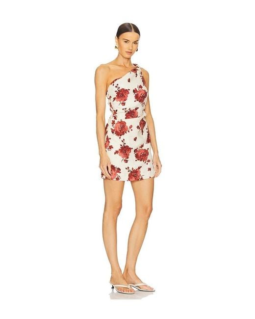 Faithfull The Brand White Marga Mini Dress