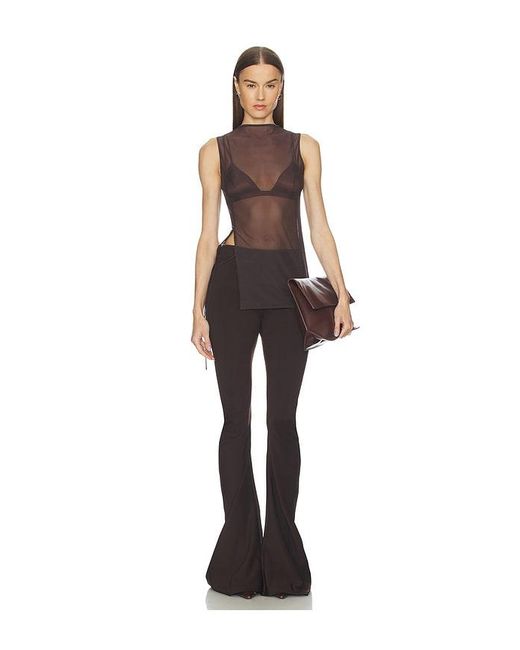 Jade Cropper Black Twisted Stretch Trouser