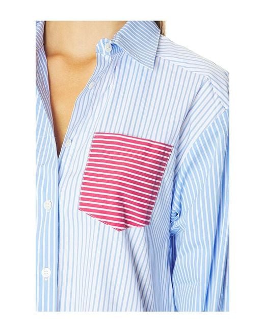 Solid & Striped White The Avril Button Down