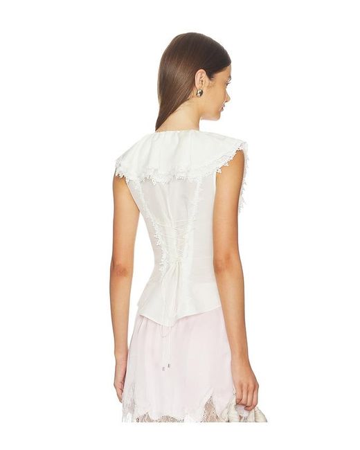 retroféte White Myrth Top