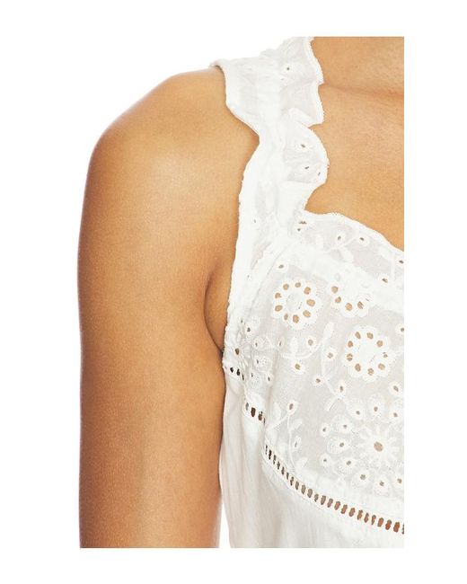 MORE TO COME White Zilpah Mini Dress