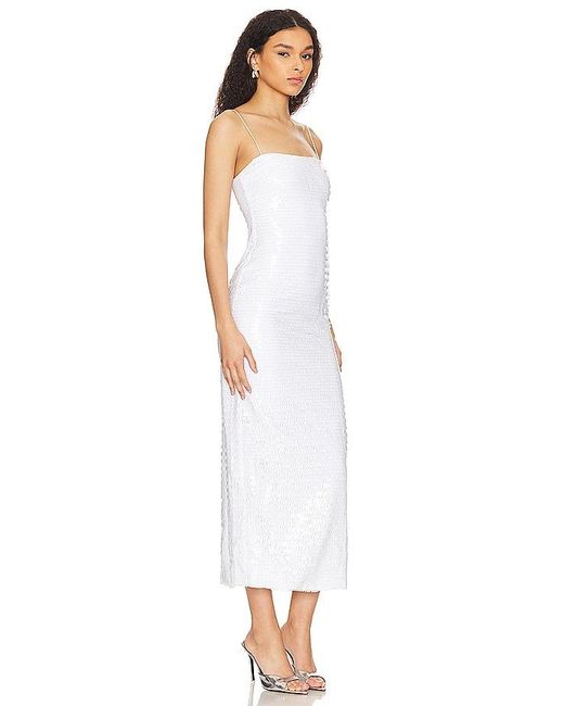 bubish White Hannah Sequin Dress