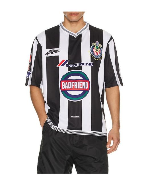 Badfriend Black Soccer Jersey for men