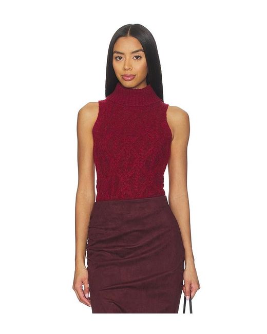 Heartloom Red Elise Top