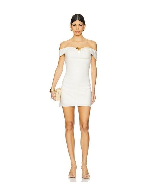 Cult Gaia White Sawyer Dress
