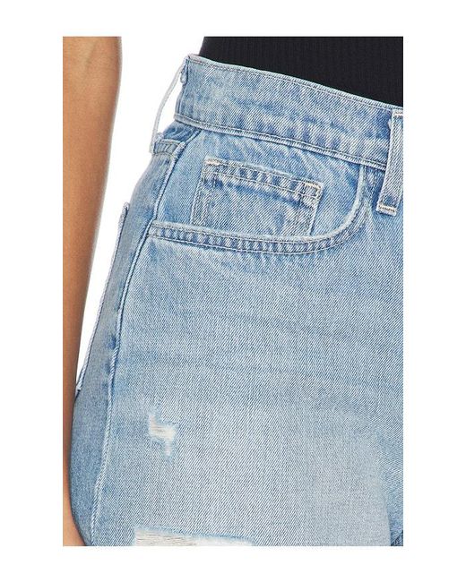 L'Agence Blue Clark High Rise Short