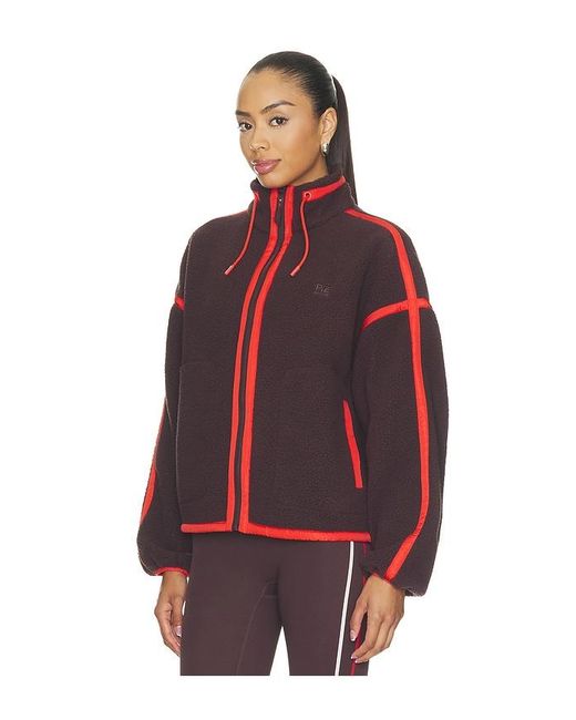 P.E Nation Red Lennon Sherpa Jacket