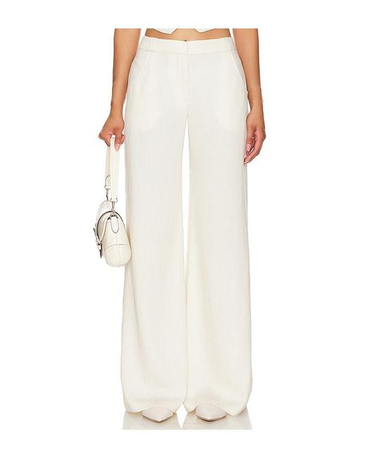 Pantalón Hale En Talla (También En M, Xl, Xs) Amanda Uprichard de color White