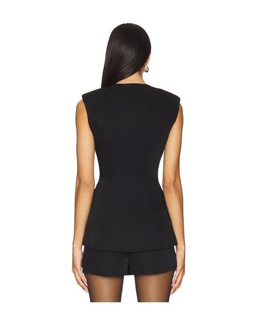 Lovers + Friends Black Landon Top