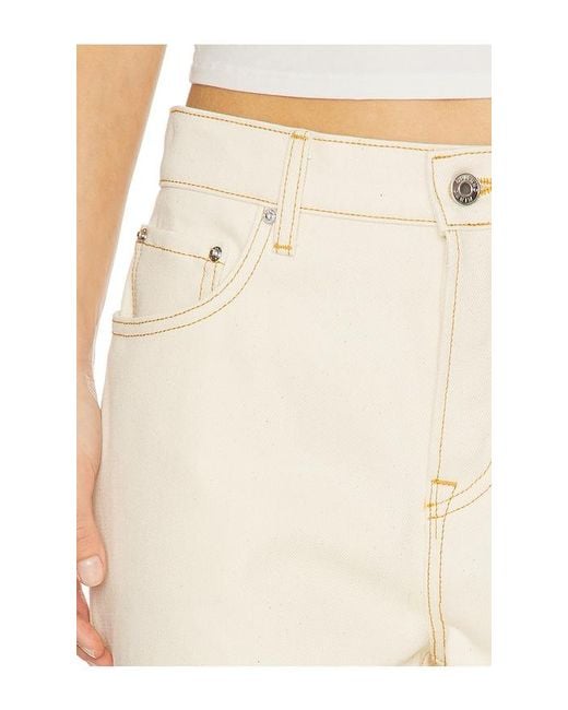 GRLFRND White Bella Low Rise Boyfriend Jeans