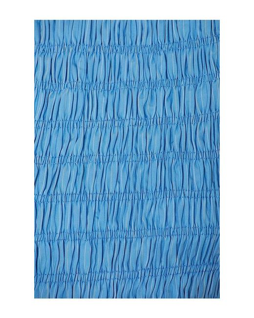 Faithfull The Brand Blue Maria Mini Dress