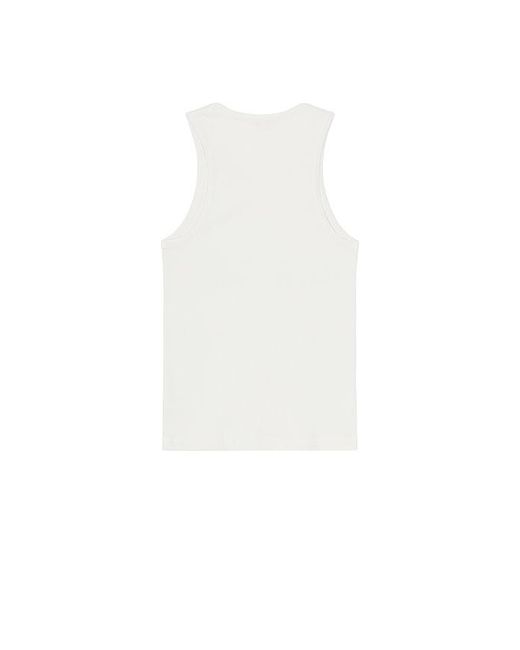 Agolde White Viggo Tank for men