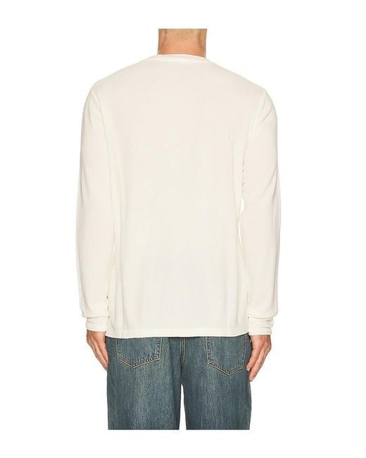 NN07 White Clive Waffle Knit Tee 3323 for men