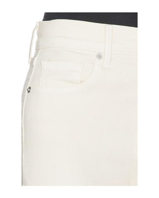 Veronica Beard White Carson Flare Jeans