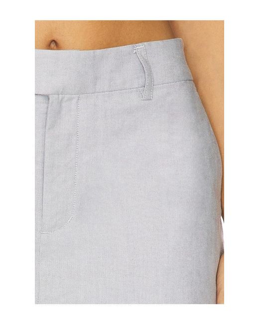GUIZIO White Chrys Mini Skirt