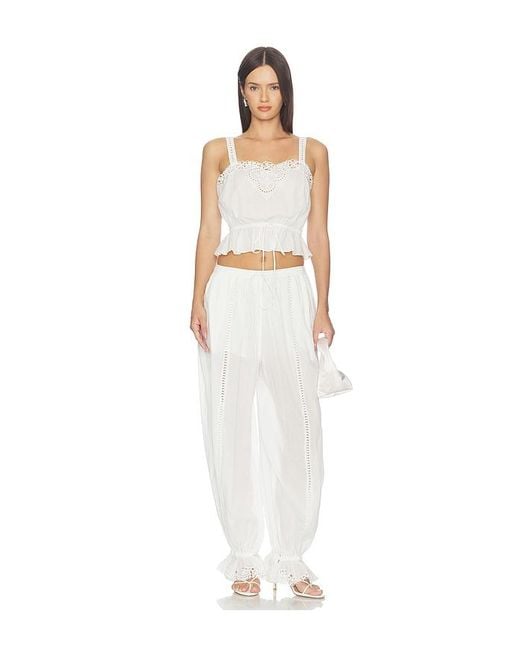 Camila Coelho White Carlina Top