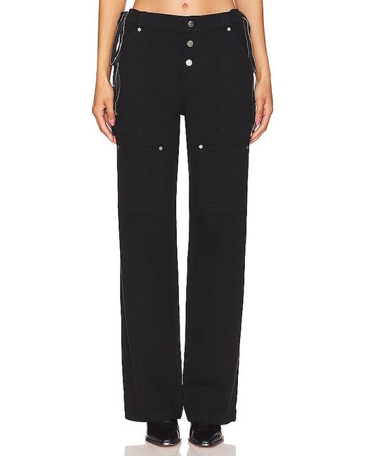 Peachy Den Black Amelia Trousers