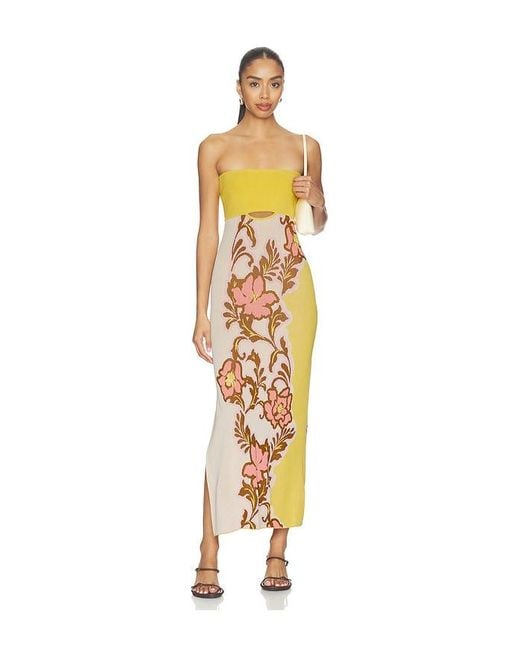 MISA Los Angles Metallic Fletcher Dress