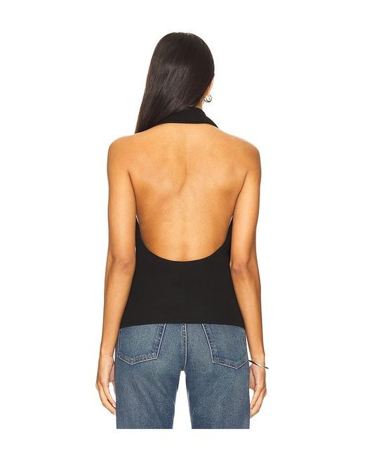Lovers + Friends Black Maisie Top