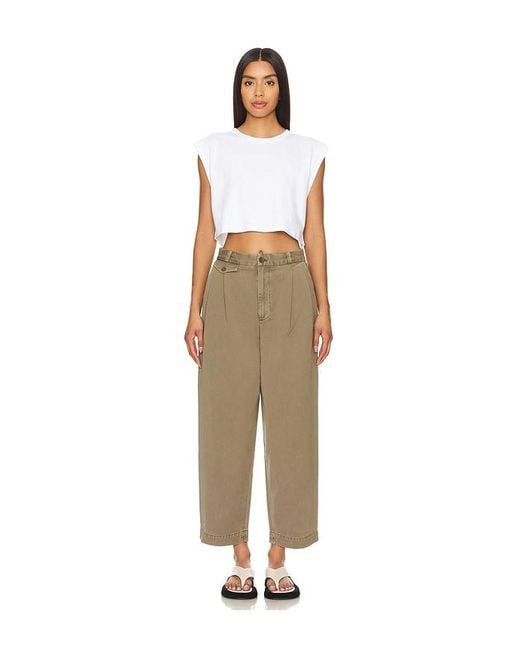 Clique White David Crop Top