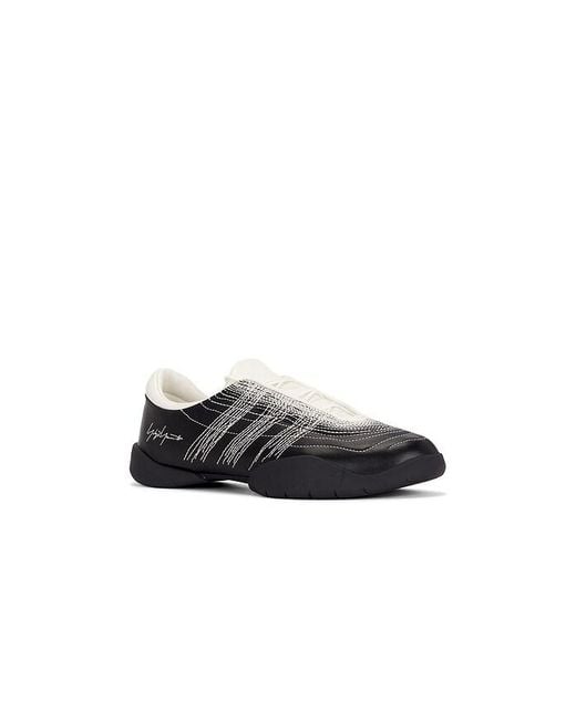 Y-3 Black Regu Embroidery Sneaker for men