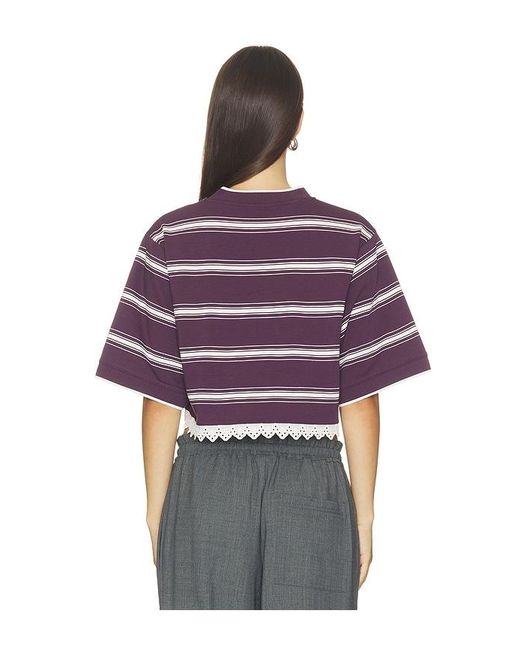 Bec & Bridge Purple Luisa Cropped Jersey