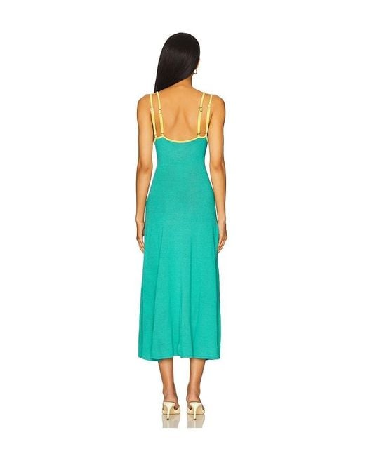CAPITTANA White Carolina Flowers Dress