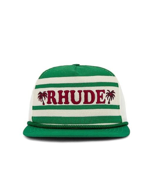 Rhude Green Beach Club Hat for men