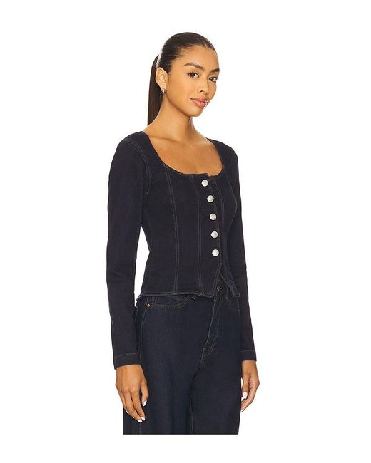 DL1961 Blue Bailee Top