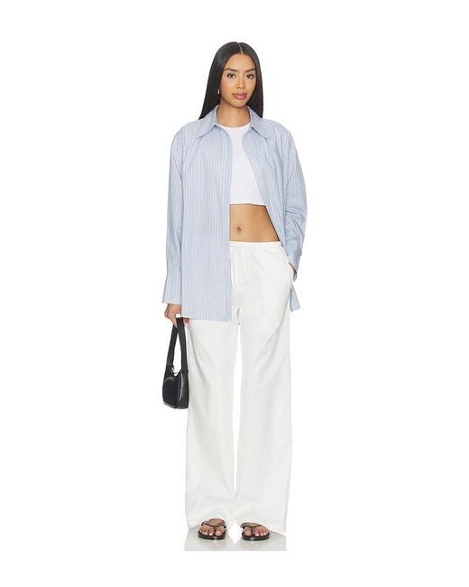 ALL THE WAYS White Lyndzi Drawstring Pant
