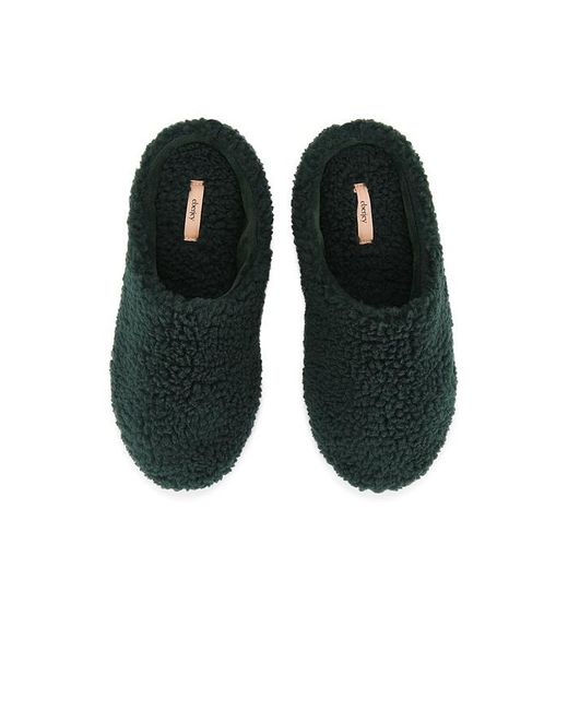 Eberjey Black Sherpa Slipper