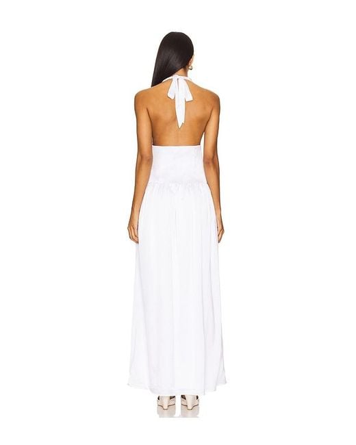 MORE TO COME White Gracy Maxi Dress
